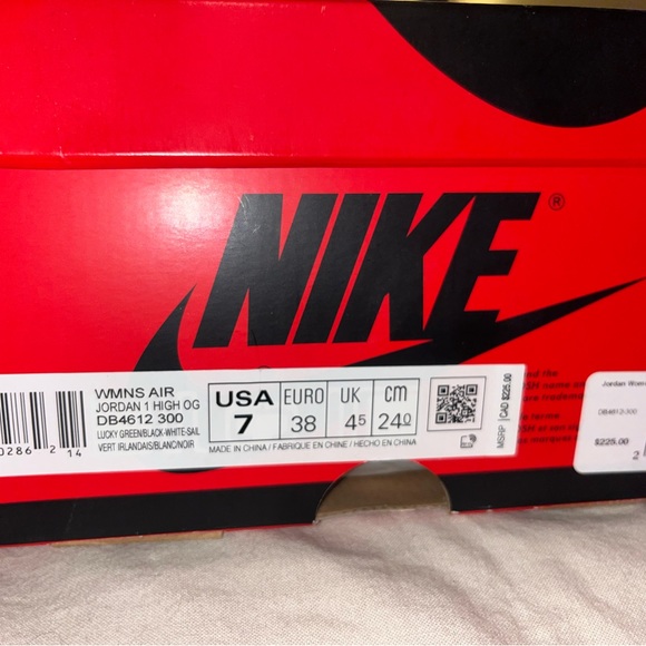 Nike air Jordan 1 retro high OG “lucky green” size 7 - Picture 5 of 7